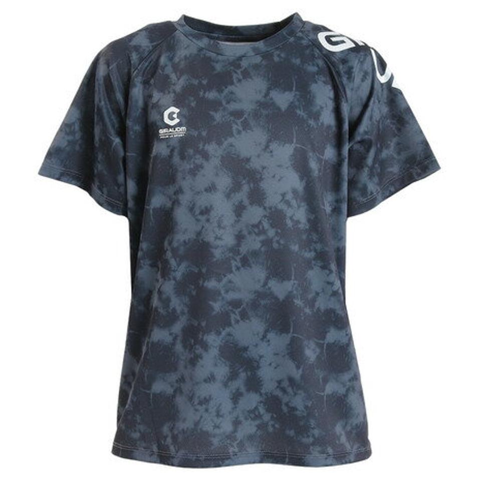ジローム(GIRAUDM)(キッズ)半袖Tシャツ キッズ ドライプラス タイダイ CT3S0068-TR865-GRES BLK