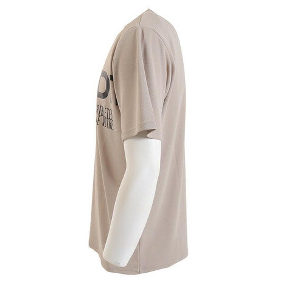 【2点10%OFFクーポン対象!8/10まで】ジローム(GIRAUDM)(メンズ)半袖Tシャツ メンズ ドライプラスmossstich プリント CT3S0017-TR863-GRES