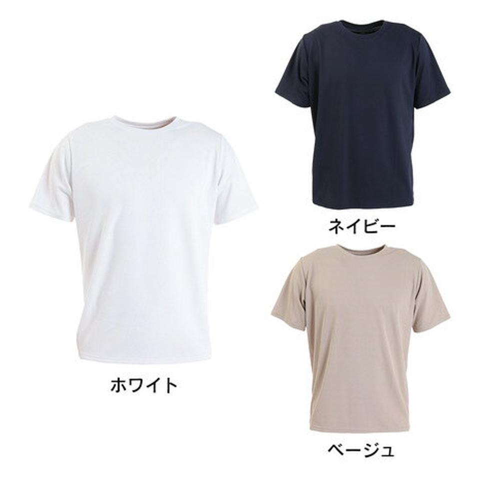 ジローム(GIRAUDM)(メンズ)半袖Tシャツ メンズ ドライプラスmossstich プリント CT3S0016-TR863-GRES