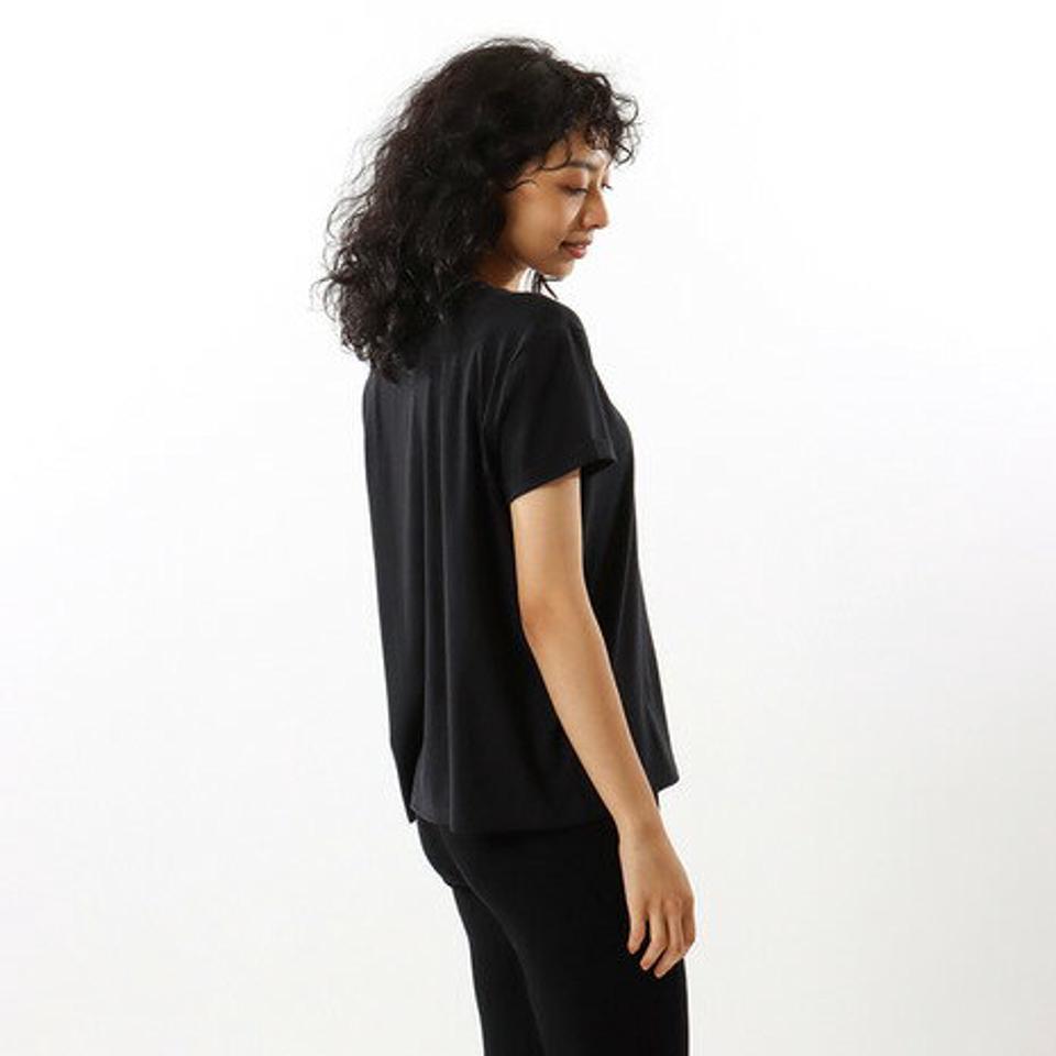 ヘインズ(Hanes)(レディース)半袖 Tシャツ レディース リフォーミングコットンキャップ HW1-X102 090