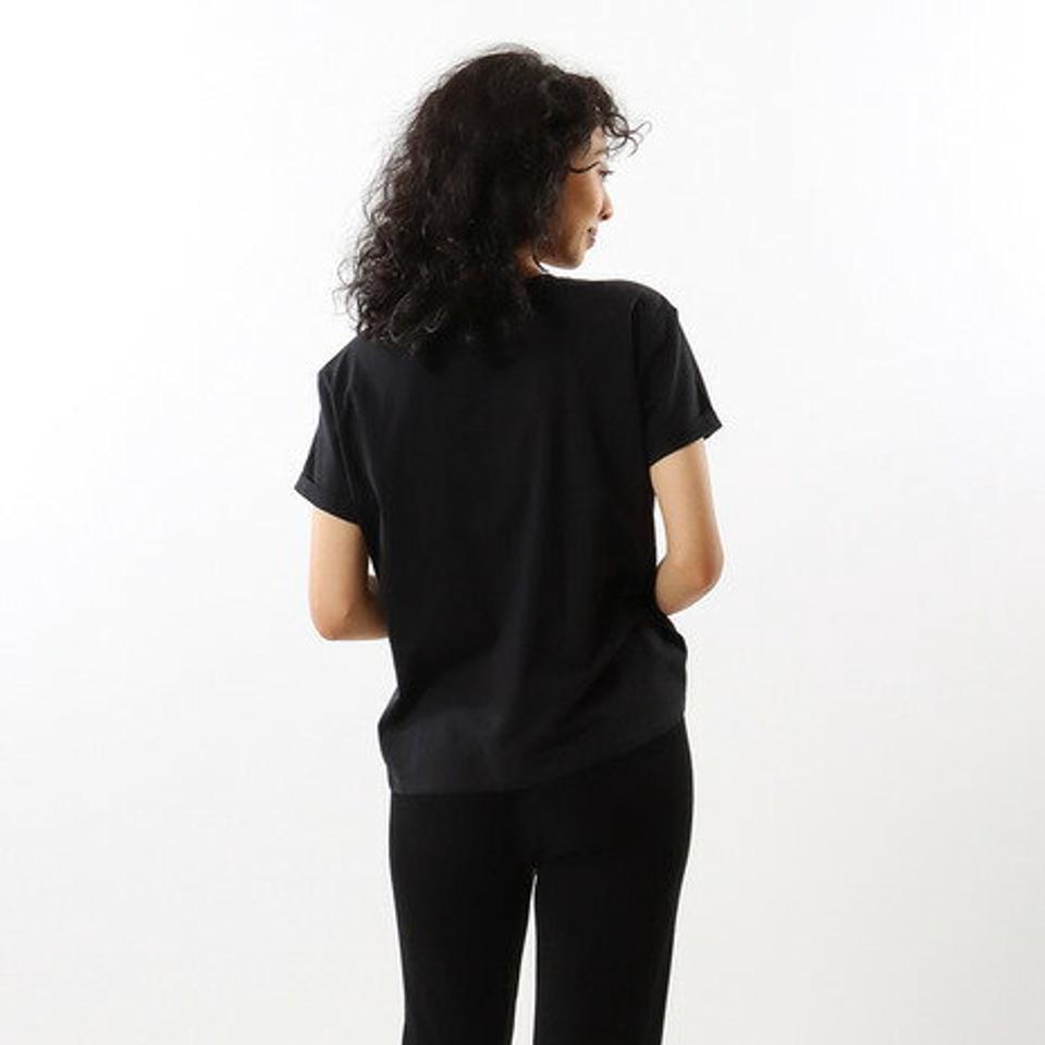 ヘインズ(Hanes)(レディース)半袖 Tシャツ レディース リフォーミングコットンキャップ HW1-X102 090