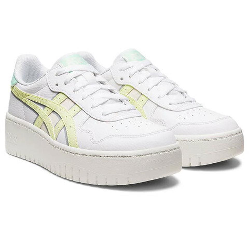 【3/10 24h限定 エントリー＆対象3店舗以上買い回りで最大P10倍！】アシックス（ASICS）（レディース）スニーカー ジャパン S PF ホワイト 1202A360.109 スポーツ カジュアルシューズ JAPAN S クッション シンプル 登校 厚底