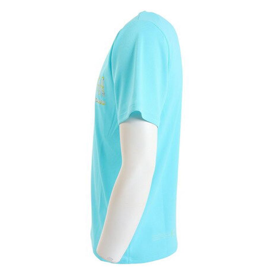 【2点10%OFFクーポン対象!8/10まで】ジローム(GIRAUDM)(メンズ)半袖Tシャツ メンズ ドライプラスmesh プリント CT3S0012-TR863-GRES