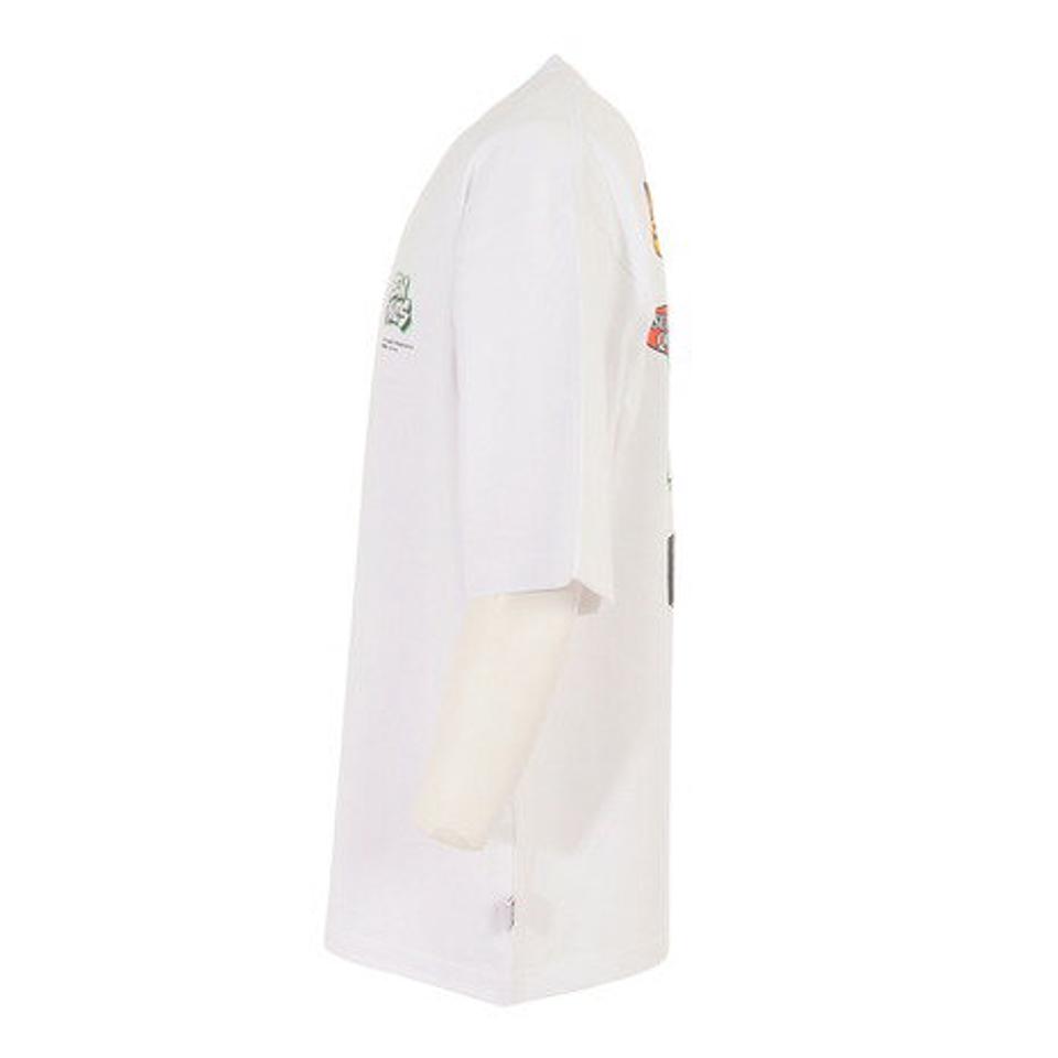 【20%OFFクーポン対象!8/10まで】ベンデイビス(BEN DAVIS)(メンズ)半袖Tシャツ メンズ オーバーラップ 23580022-WHT