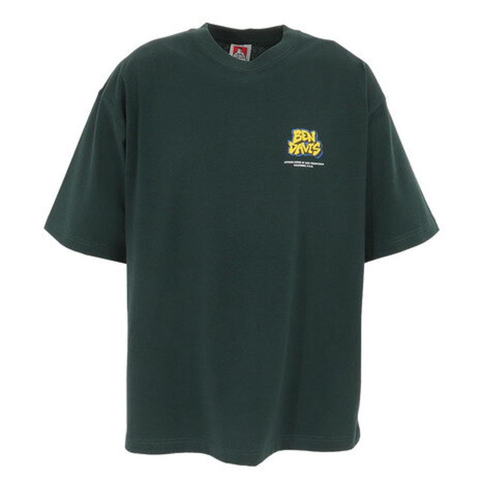 ベンデイビス(BEN DAVIS)(メンズ)半袖Tシャツ メンズ オーバーラップ 23580022-DGR