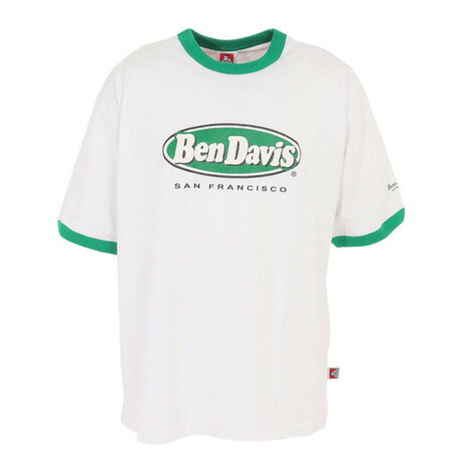 ベンデイビス(BEN DAVIS)(メンズ)アイコンバックプリント 半袖Tシャツ 23580012-GRN