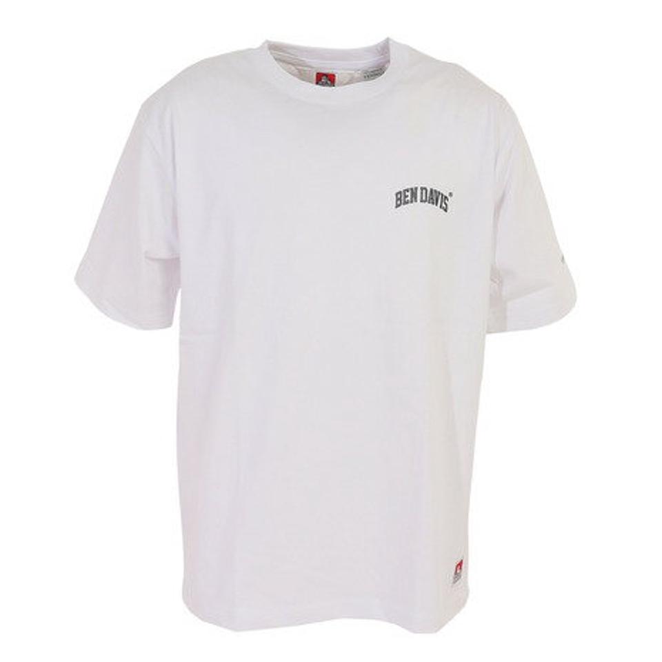 ベンデイビス(BEN DAVIS)(メンズ)アイコンバックプリント 半袖Tシャツ 23580005-WHT
