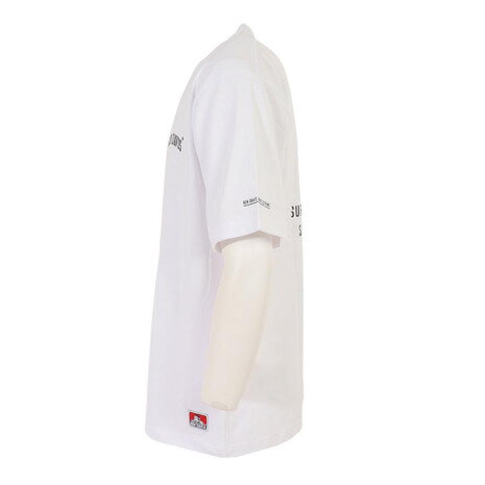 ベンデイビス(BEN DAVIS)(メンズ)アイコンバックプリント 半袖Tシャツ 23580005-WHT