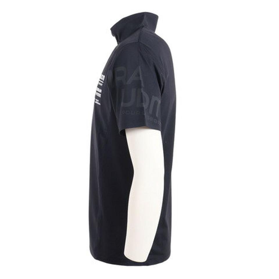 ジローム(GIRAUDM)(メンズ)半袖Tシャツ メンズ ドライプラスクール モックネック CT3S0032-TR863-GRHD