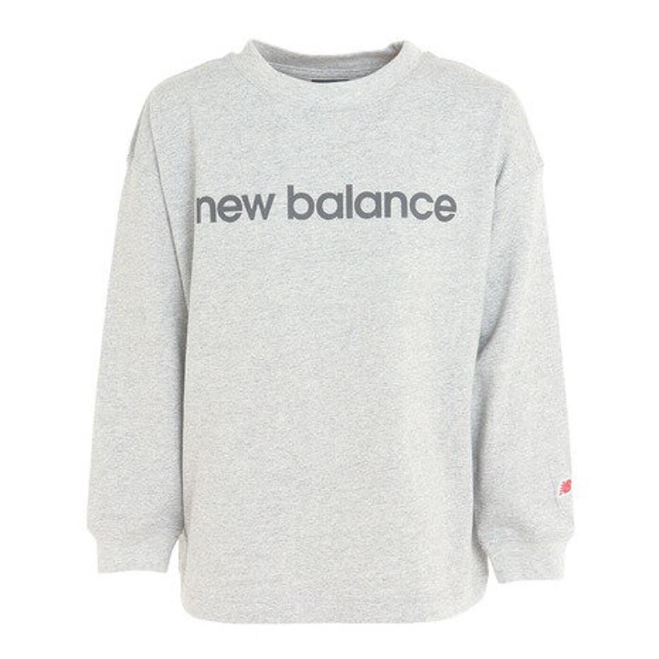 ニューバランス(new balance)(キッズ)長袖Tシャツ ジュニア リニアロゴ ABT35049AG