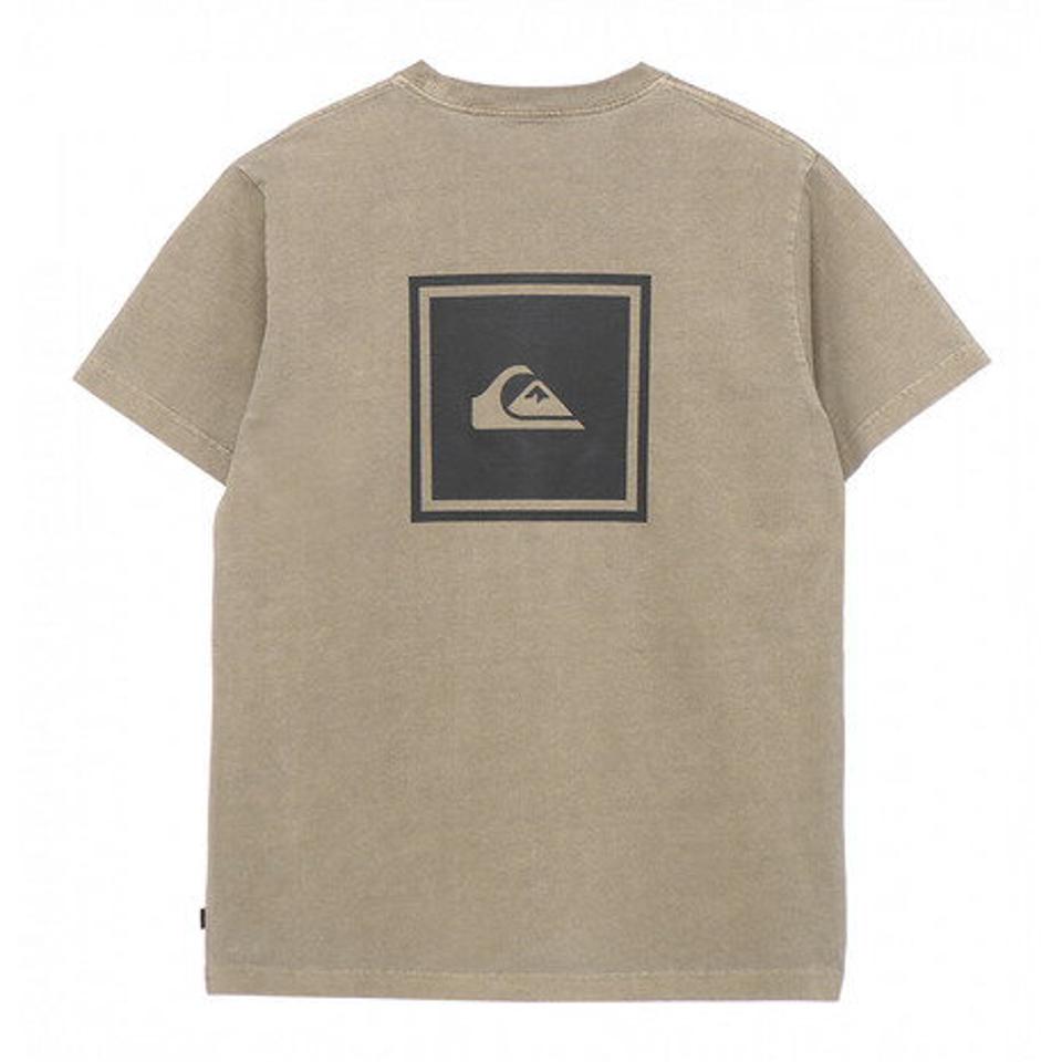 クイックシルバー(Quiksilver)(メンズ)クイック ラインボックス 半袖Tシャツ 23SUQST232006BRN