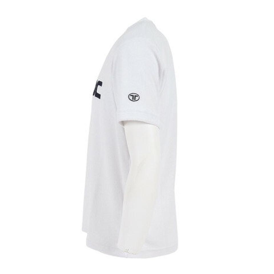 テリック(TELIC)(メンズ)半袖Tシャツ メンズ パイルロゴTシャツ TL-C024TS WHT