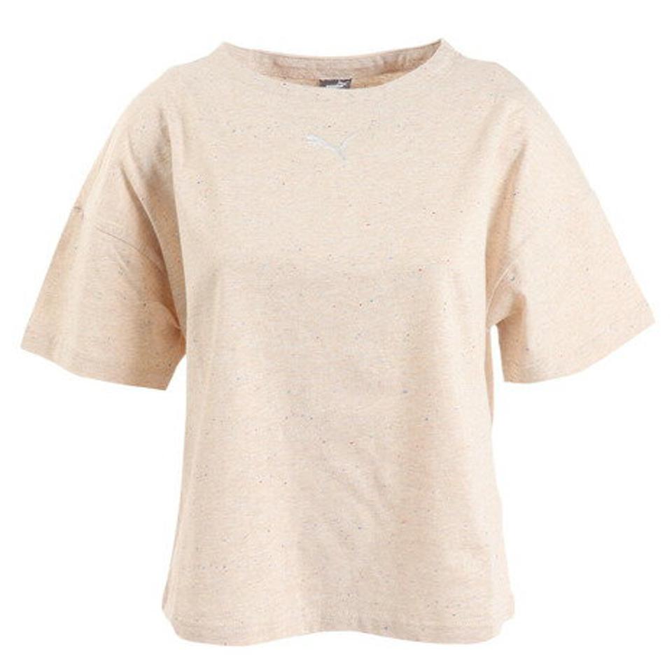 プーマ(PUMA)(レディース)半袖Tシャツ レディース 吸汗速乾 PTC NEP ヤーン 674939 88 BEG