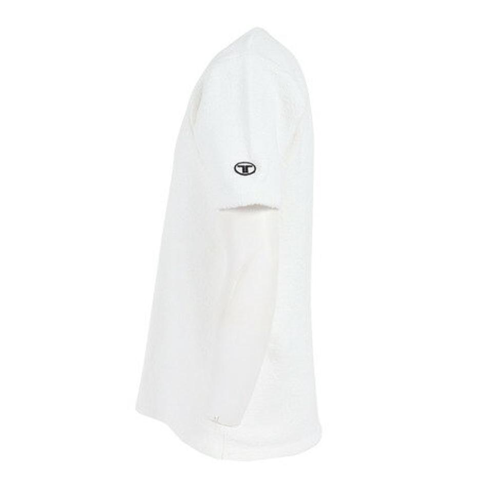 テリック(TELIC)(メンズ)半袖Tシャツ メンズ シャギーニットTシャツ 23SSTE-002/003