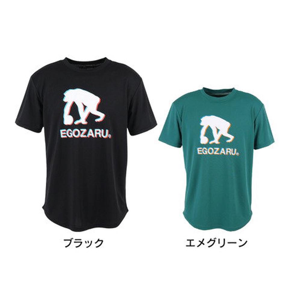 【10%OFFクーポン対象!12/21まで】エゴザル(EGOZARU)(メンズ)バスケットボールウェア オーバーラップ Tシャツ EZST-S2308