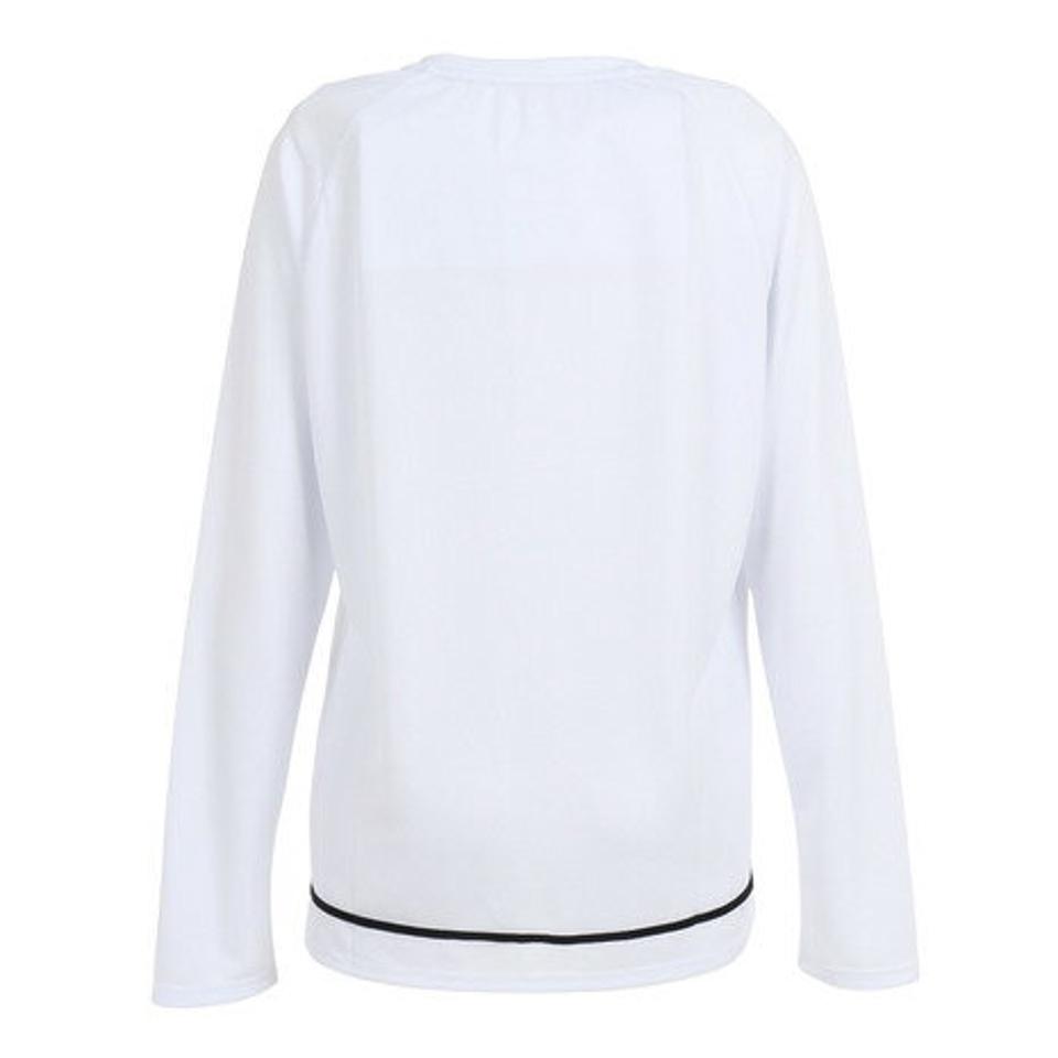 ウイルソン(Wilson)(レディース)テニスウェア レディース ラグラン 長袖Tシャツ 紫外線遮蔽率90%以上 UVカット 紫外線対策 吸水速乾 413265-WT
