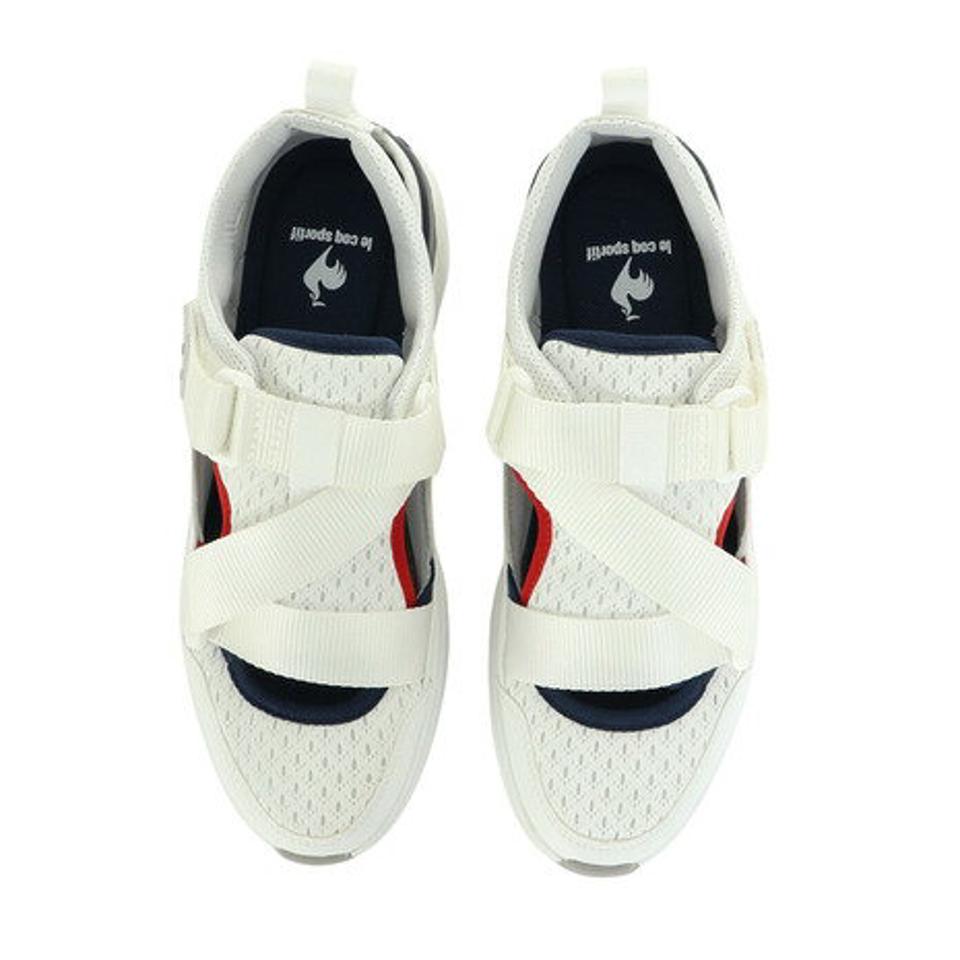 ルコック スポルティフ（le coq sportif）（レディース）スニーカー LCS ブローニュ SD ホワイト QL3VJC30WT スポーツシューズ 消臭 軽量 接触冷感 厚底 タウン