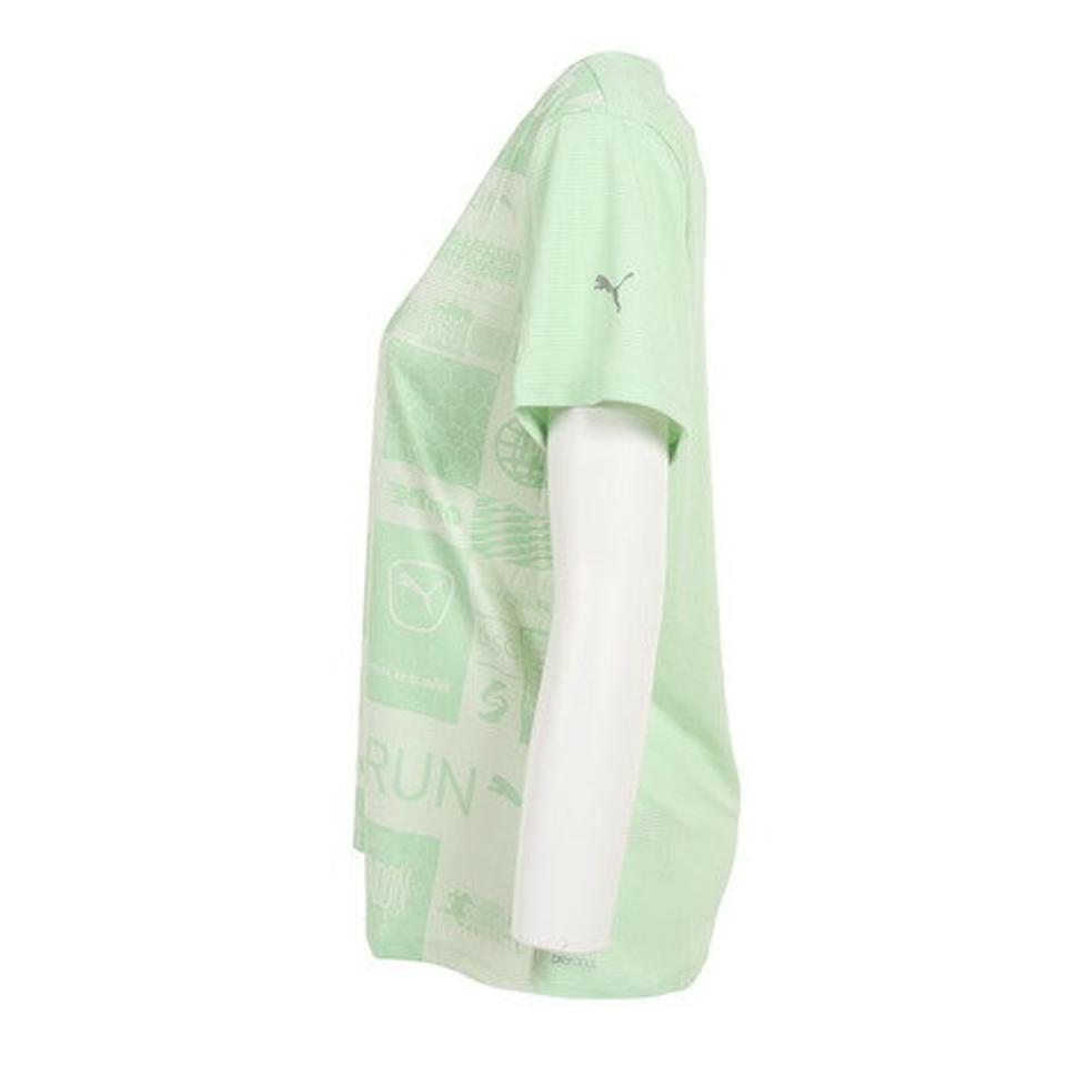 プーマ(PUMA)(レディース)半袖Tシャツ レディース ランニング RUN FAVORITE AOP 523655