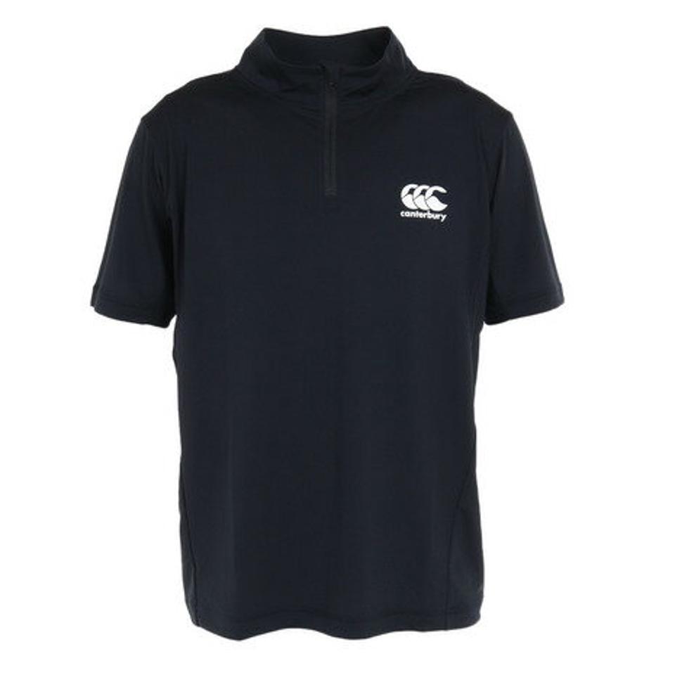 【10%OFFクーポン対象!5/10まで】カンタベリー(canterbury)(メンズ)半袖Tシャツ メンズ ドライプラス モックネックシャツ RA33075 29
