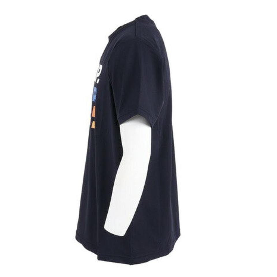 【10%OFFクーポン対象!8/10まで】デサント(DESCENTE)(メンズ)半袖Tシャツ メンズ 吸汗速乾 グラデーションロゴ DMMVJA51 NV