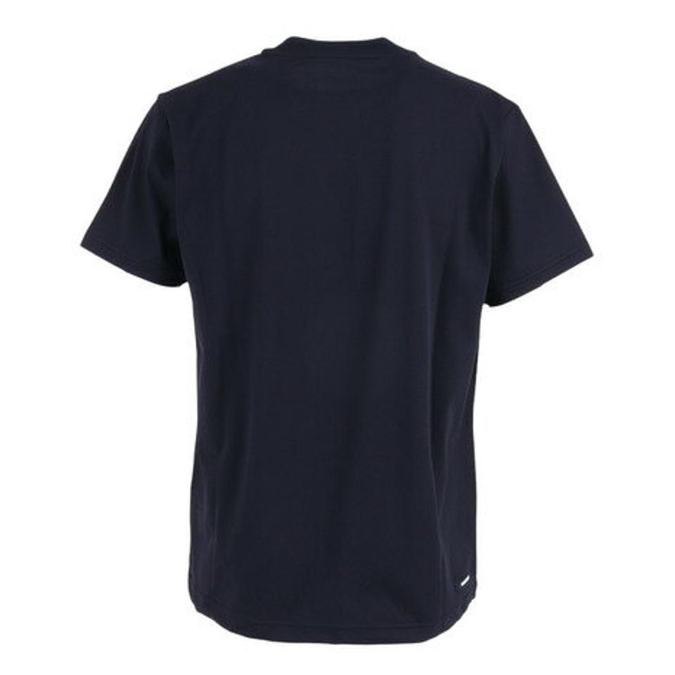 【10%OFFクーポン対象!8/10まで】デサント(DESCENTE)(メンズ)半袖Tシャツ メンズ 吸汗速乾 グラデーションロゴ DMMVJA51 NV