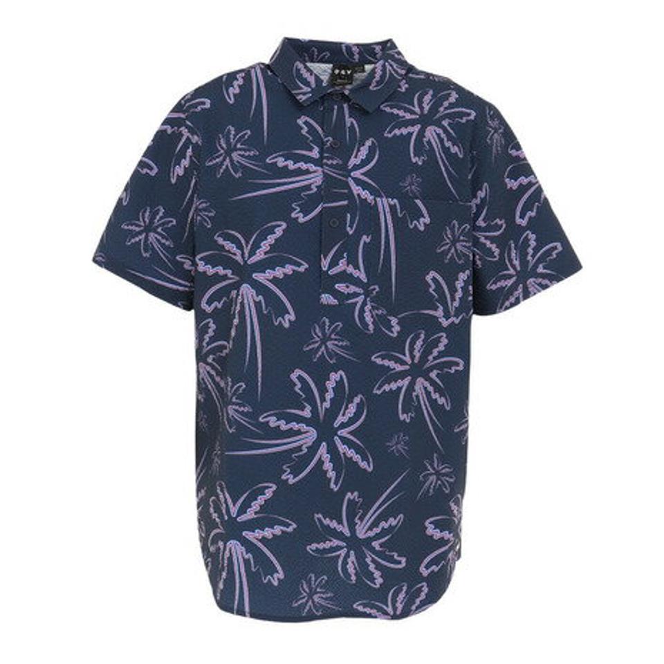 【10%OFFクーポン対象!8/10まで】オークリー(OAKLEY)(メンズ)半袖Tシャツ メンズ DECO PAL BUTTON DOWN FOA404293-9S9