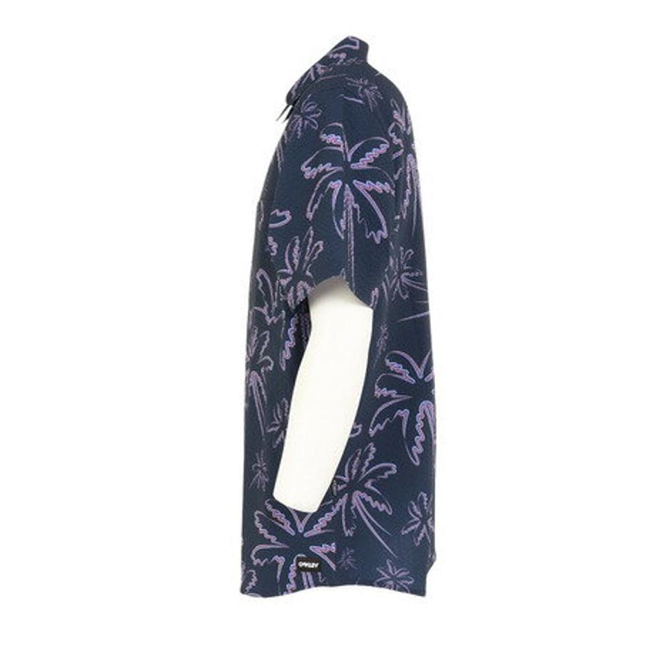 【10%OFFクーポン対象!8/10まで】オークリー(OAKLEY)(メンズ)半袖Tシャツ メンズ DECO PAL BUTTON DOWN FOA404293-9S9