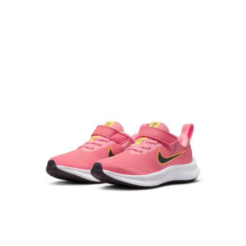 【5/10 24h限定 エントリー＆対象3店舗買い回りで最大P10倍！】ナイキ（NIKE）（キッズ）ジュニアスポーツシューズ ベルクロ ベルト付き スニーカー スター ランナー 3 PSV DA2777-800