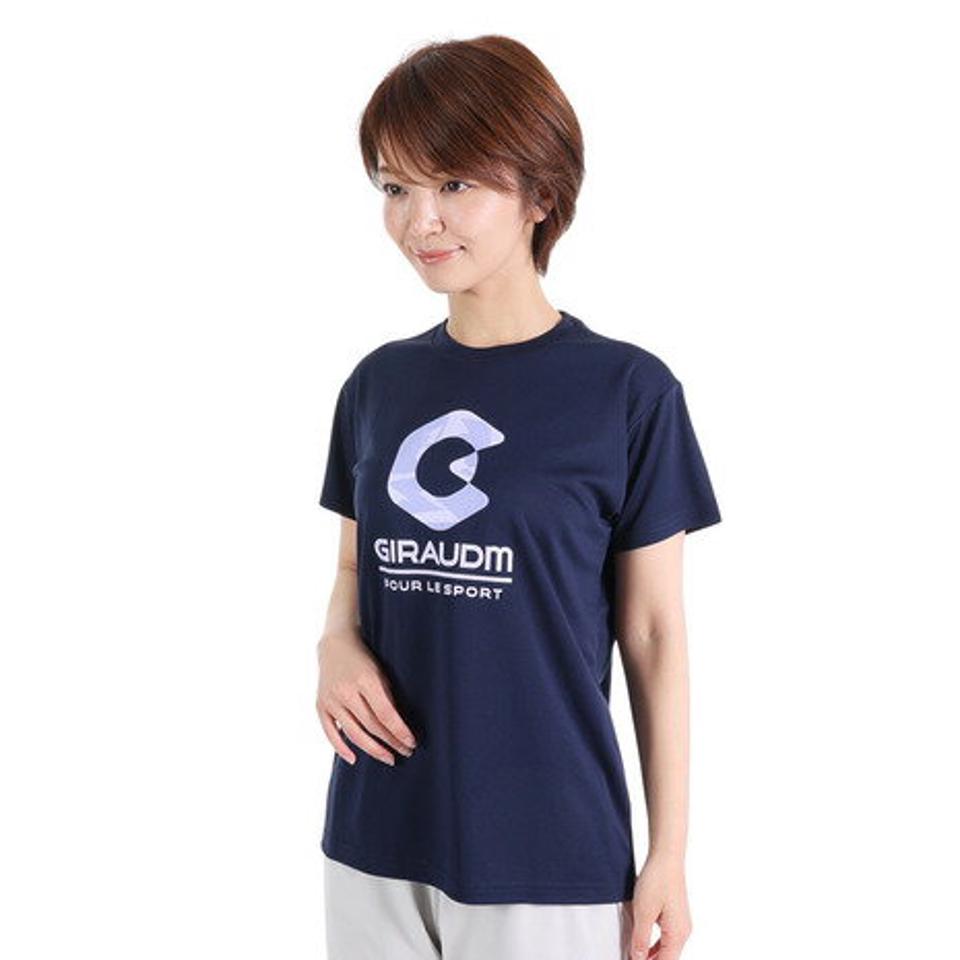ジローム(GIRAUDM)(レディース)半袖Tシャツ レディース ドライプラス CT3S0046-TR864-GRCD NVY