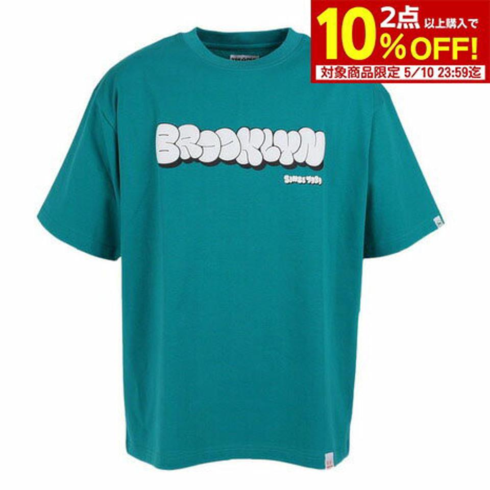 【20%OFFクーポン対象!8/10まで】ヤックパック(YAK PAK)(メンズ)半袖Tシャツ メンズ バブルロゴ 3510105-52 GRN