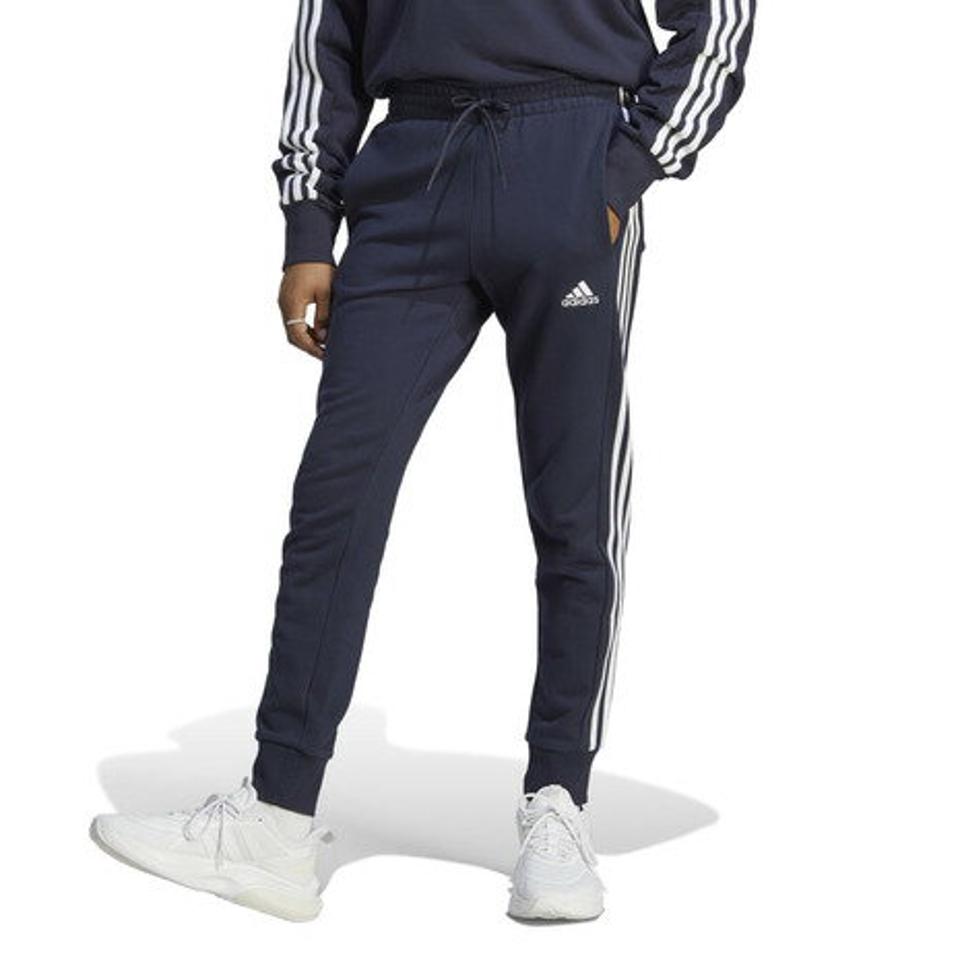 アディダス(adidas)(メンズ)エッセンシャルズ フレンチテリー テーパードカフ スリーストライプス パンツ NWN54-IC9406