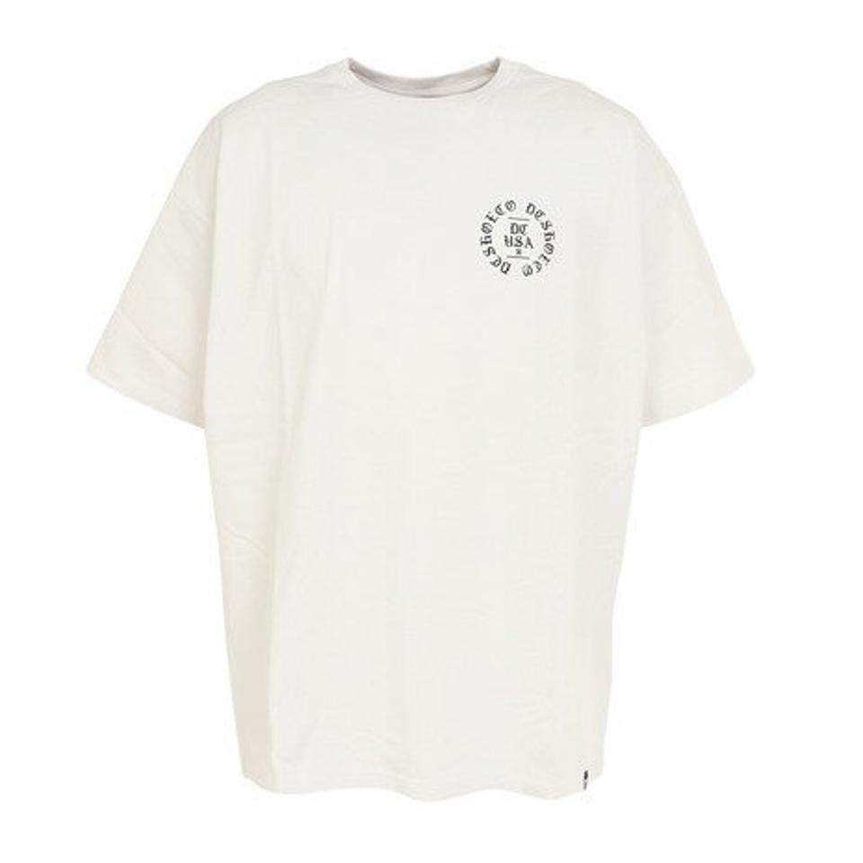 ディーシー・シュー(DC SHOE)(メンズ)半袖Tシャツ メンズ 23 CIRCLE OLDENGLISH 23SUDST232058YWHT