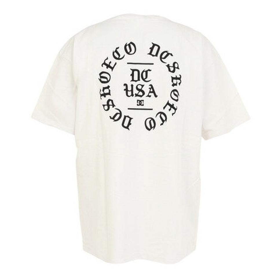 ディーシー・シュー(DC SHOE)(メンズ)半袖Tシャツ メンズ 23 CIRCLE OLDENGLISH 23SUDST232058YWHT