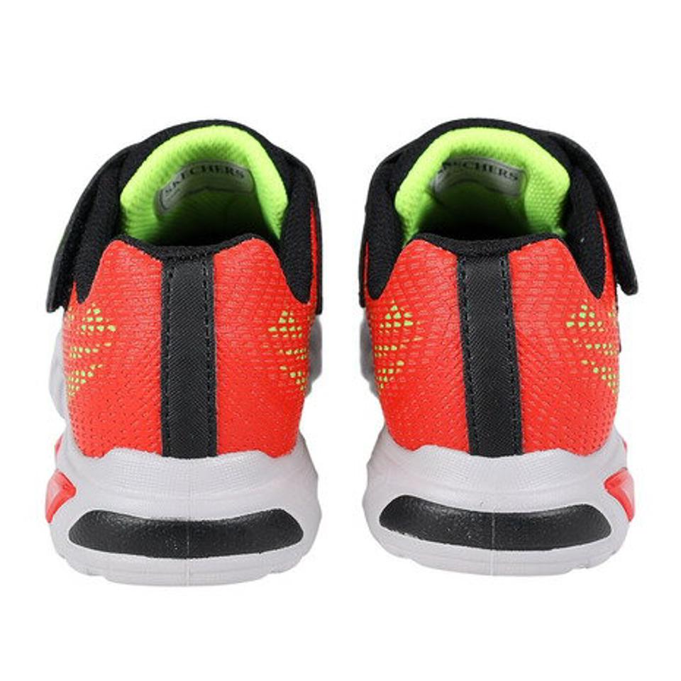 スケッチャーズ（SKECHERS）（キッズ）ジュニアスニーカー フレックス グロー エリート バルロ レッド 400137L-RDBK スポーツシューズ 面ファスナー