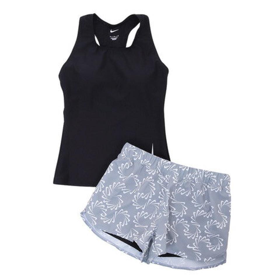 ナイキ(NIKE)(レディース)フィットネス水着 レディース 水泳 グラフィック 2in1 パンツ セパレーツ 2993091-09