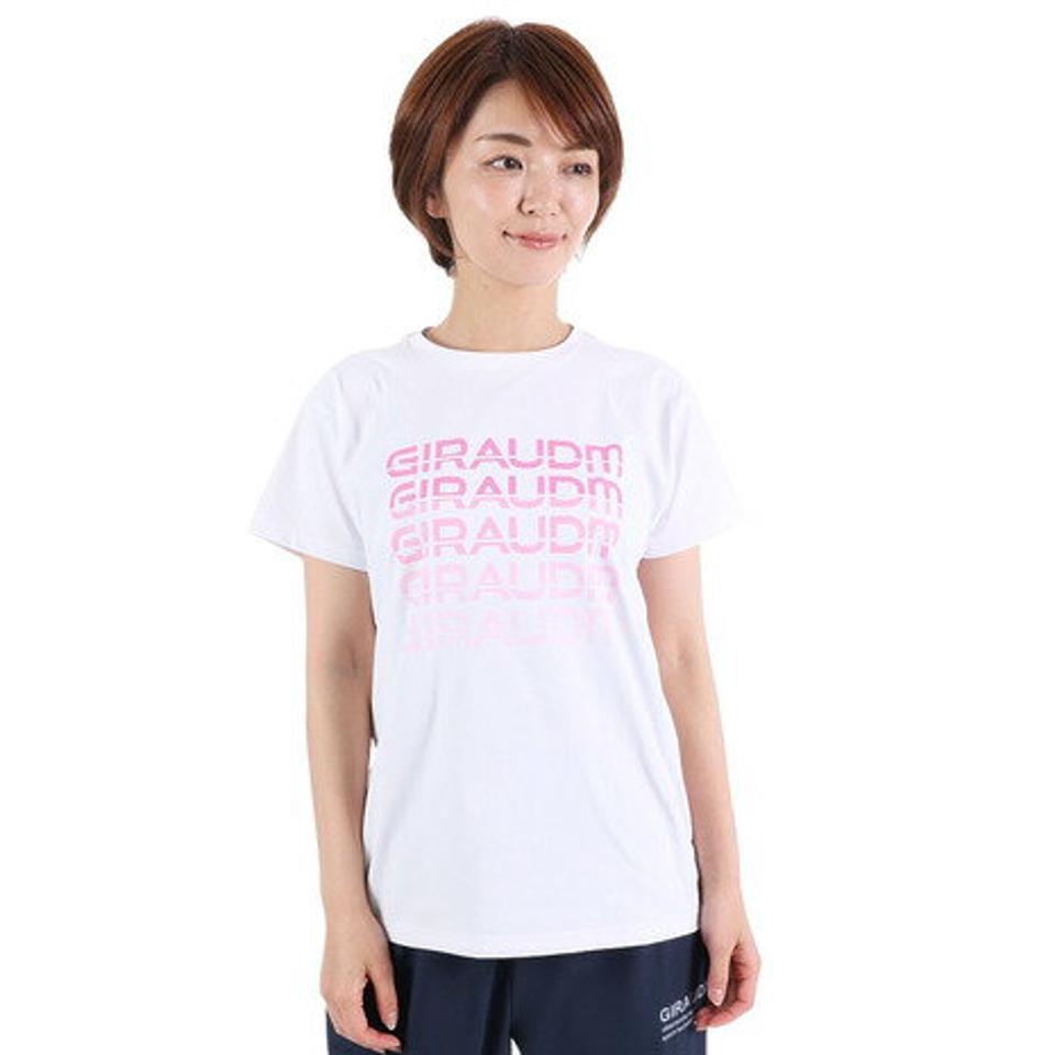 ジローム(GIRAUDM)(レディース)半袖Tシャツ レディース ドライプラス CT3S0043-TR864-GRCD WHT