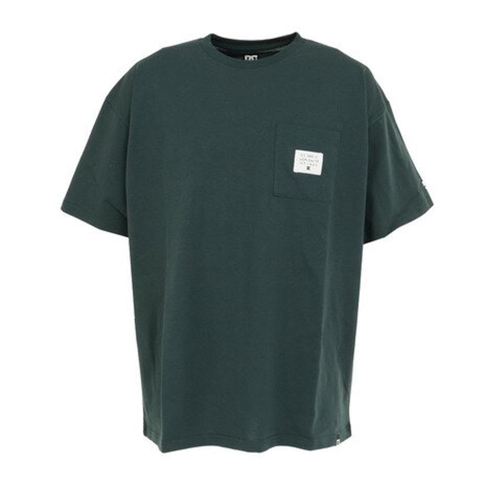 ディーシー・シュー(DC SHOE)(メンズ)半袖Tシャツ メンズ 23 POCKET SS 23SUDST232054YGRN