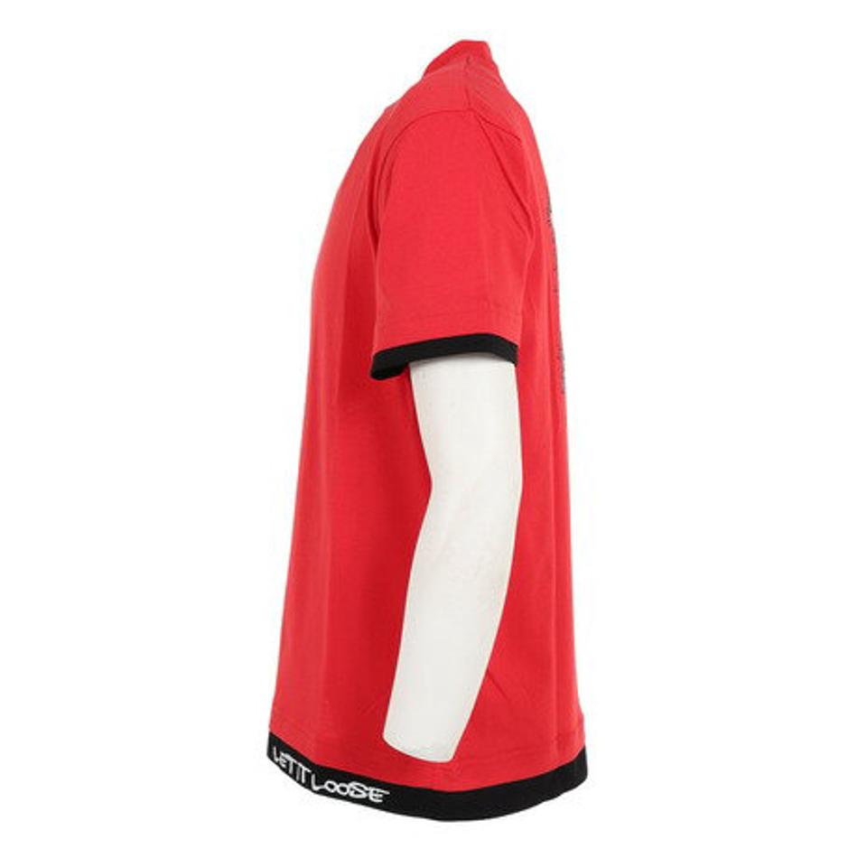 スライド(SLYDE)(メンズ)LAYERD 半袖Tシャツ SL2023SSM-APP002RED