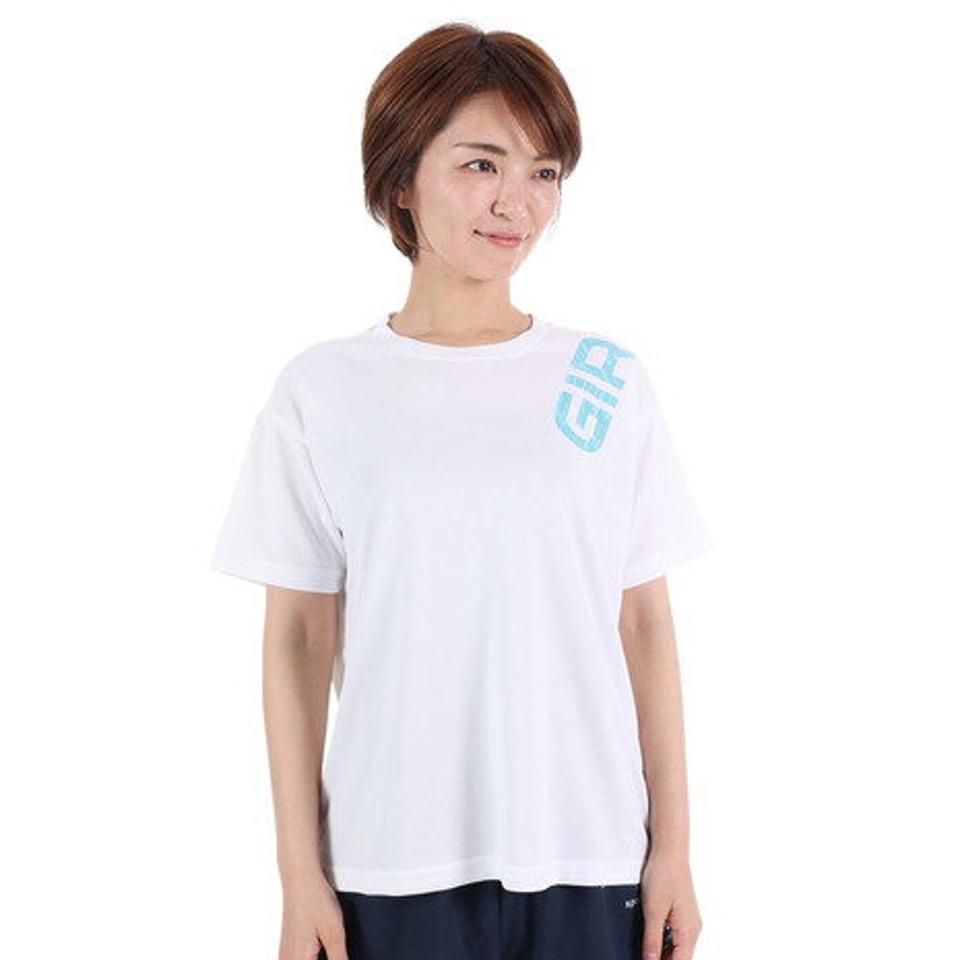 ジローム(GIRAUDM)(レディース)半袖Tシャツ レディース ドライプラス CT3S0048-TR864-GRCD WHT