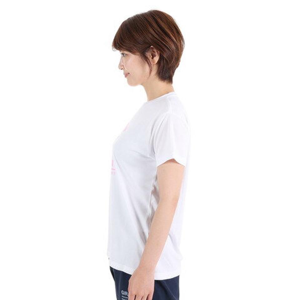ジローム(GIRAUDM)(レディース)半袖Tシャツ レディース ドライプラス CT3S0046-TR864-GRCD WHT