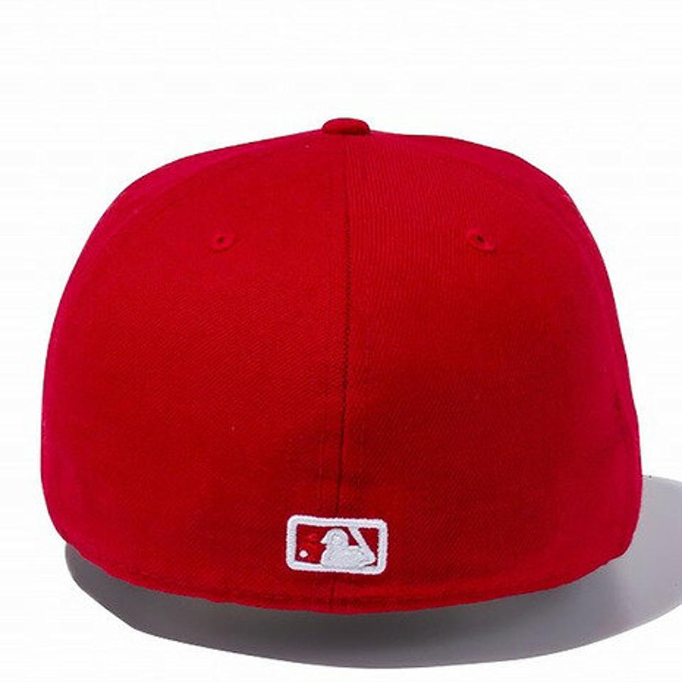ニューエラ（NEW ERA）（メンズ）59FIFTY ニューヨーク・ヤンキース スカーレット×ホワイト キャップ 13562234