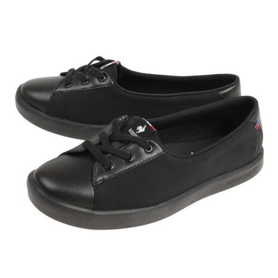 ルコック スポルティフ（le coq sportif）（レディース）スニーカー LCS フルシュ ショート ブラック QL3VJC33BK スポーツ カジュアル シューズ 消臭 軽量