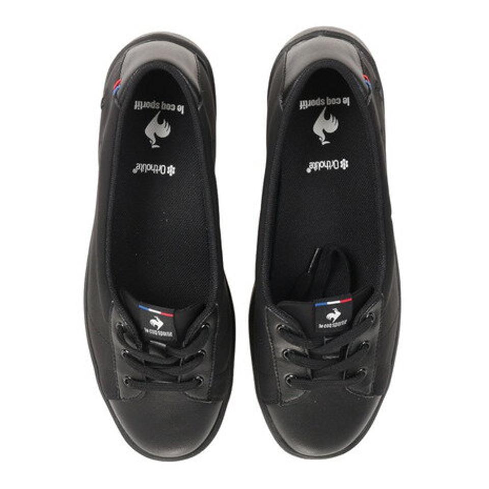 ルコック スポルティフ（le coq sportif）（レディース）スニーカー LCS フルシュ ショート ブラック QL3VJC33BK スポーツ カジュアル シューズ 消臭 軽量