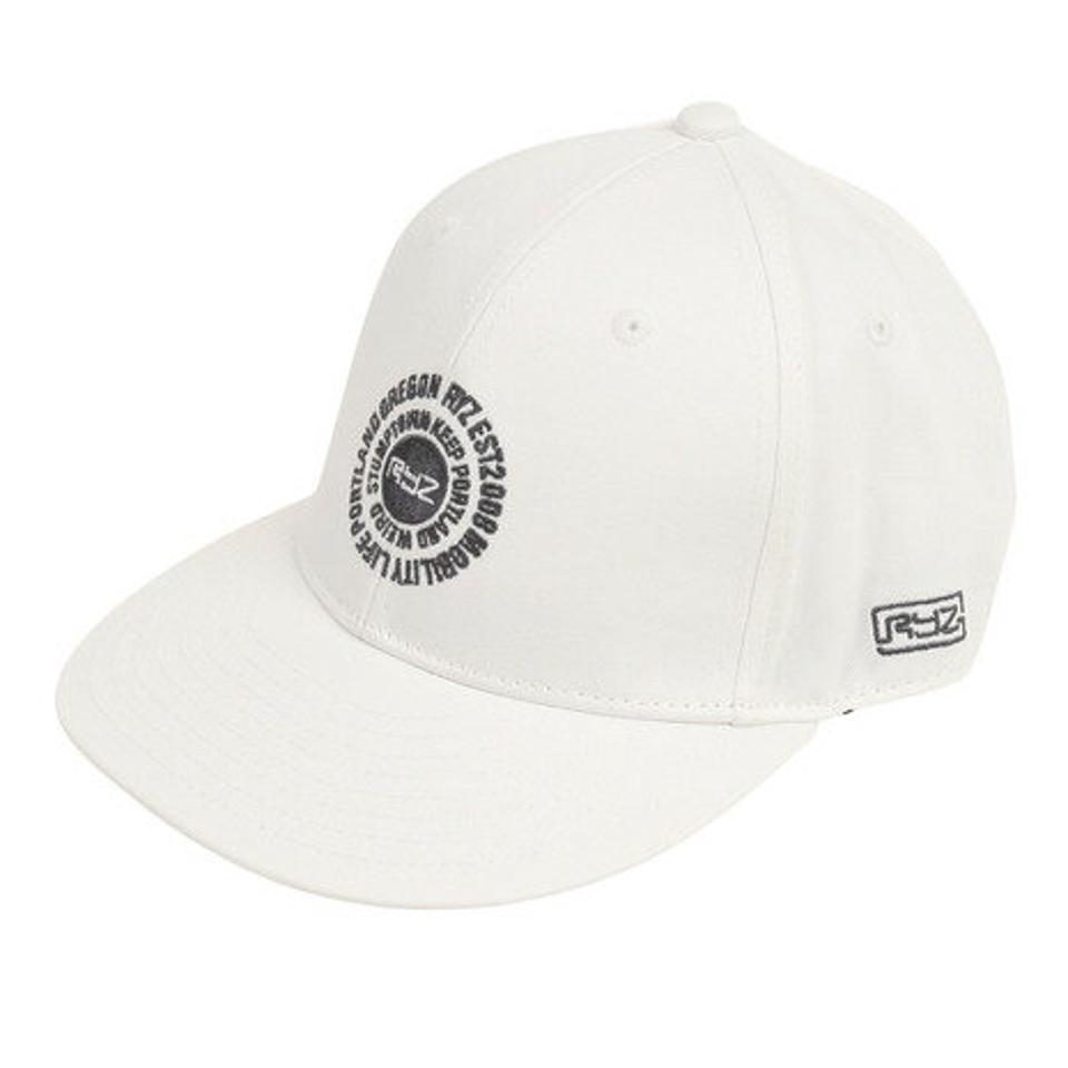 ライズ（RYZ）（メンズ、レディース）ダブル サークル ロゴ キャップ RZ20ST23SS0039 WHT