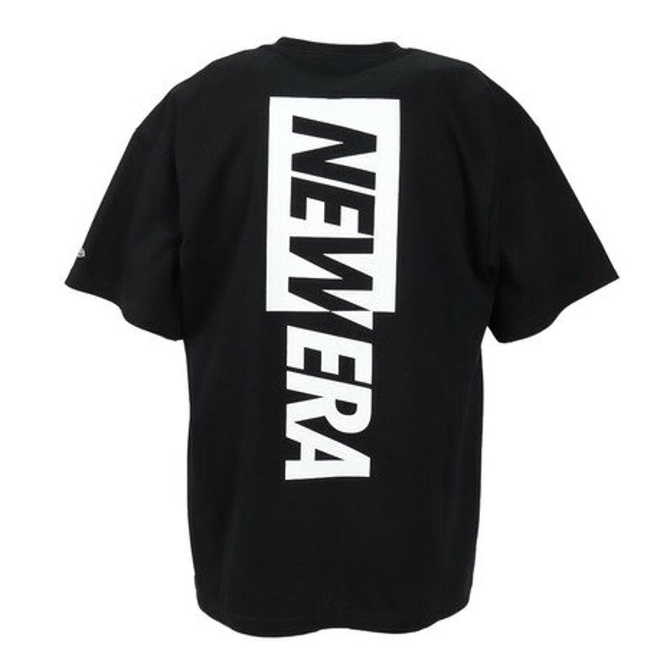 ニューエラ(NEW ERA)(メンズ、レディース)半袖Tシャツ メンズ オーバーサイズド バーチカルロゴ 13516846