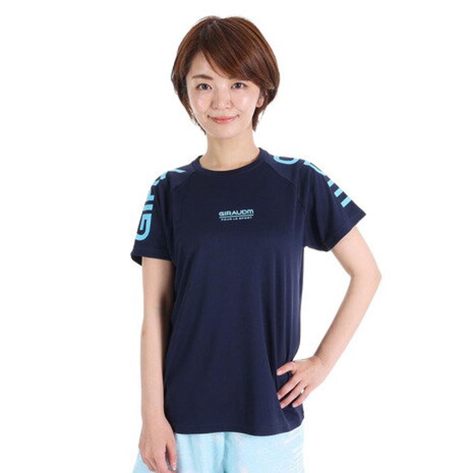 ジローム(GIRAUDM)(レディース)半袖Tシャツ レディース ドライプラス CT3S0047-TR864-GRCD NVY