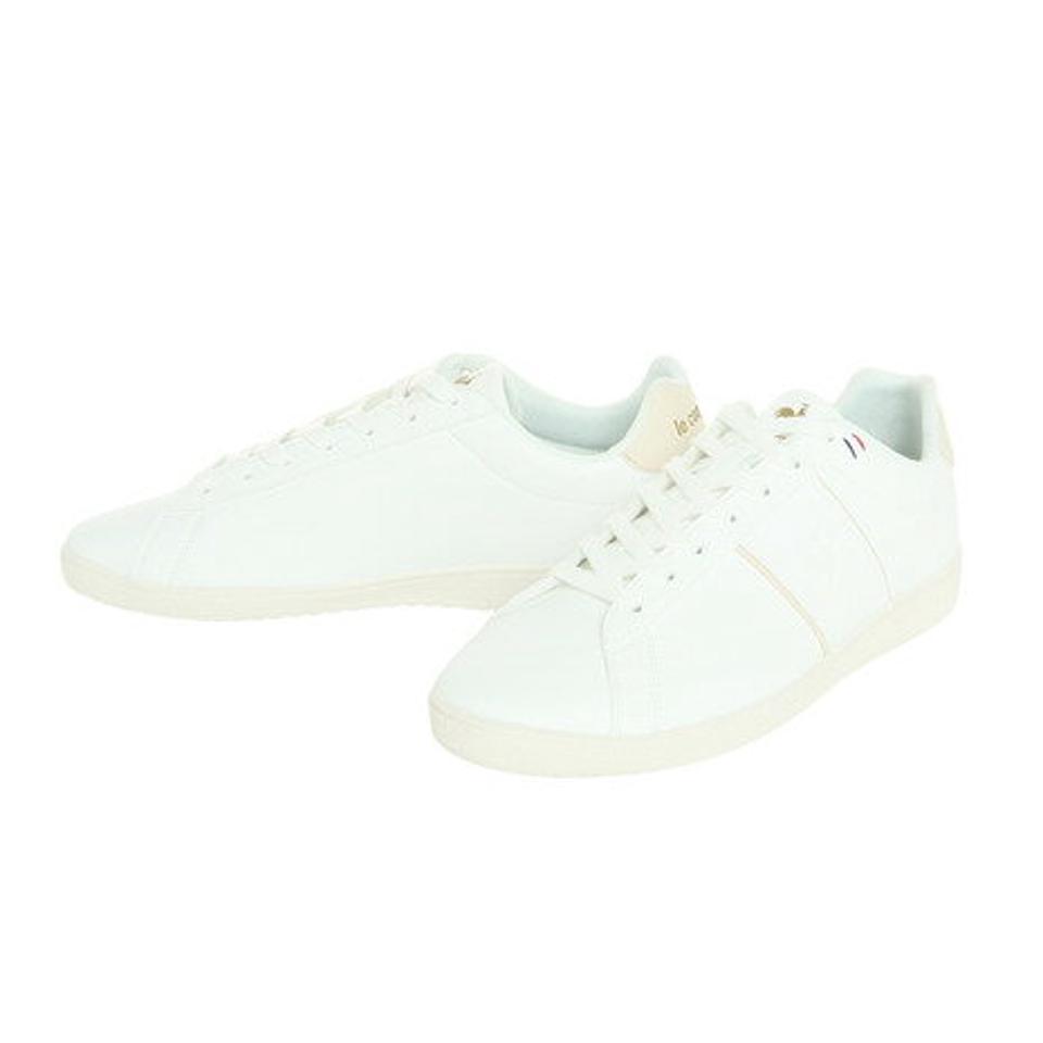 ルコック スポルティフ（le coq sportif）（メンズ）スニーカー LCS シャトー II ホワイト QL1VJC10WM スポーツ シューズ タウン カジュアル 普段履き シンプル