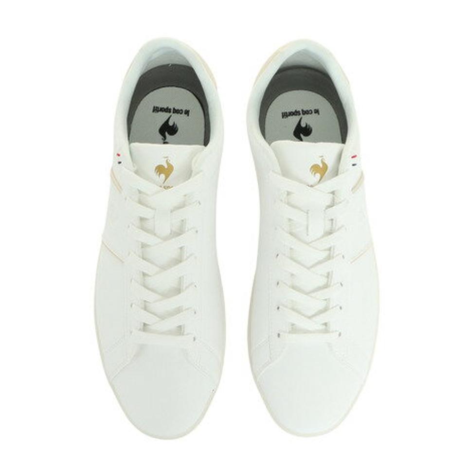 ルコック スポルティフ（le coq sportif）（メンズ）スニーカー LCS シャトー II ホワイト QL1VJC10WM スポーツ シューズ タウン カジュアル 普段履き シンプル