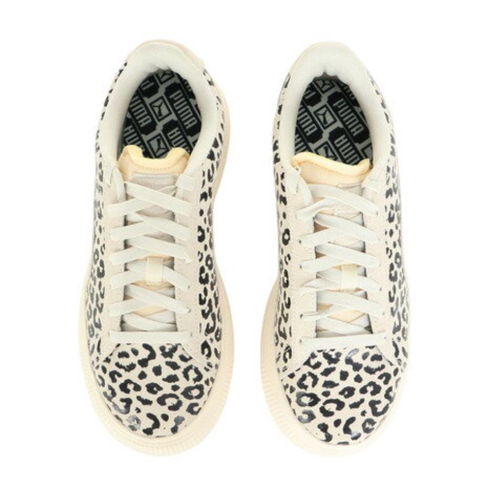 プーマ（PUMA）（レディース）スニーカー スウェード マユ アニマルウィメンズ ホワイト 39108001スポーツ カジュアル シューズ タウン 普段履き 厚底