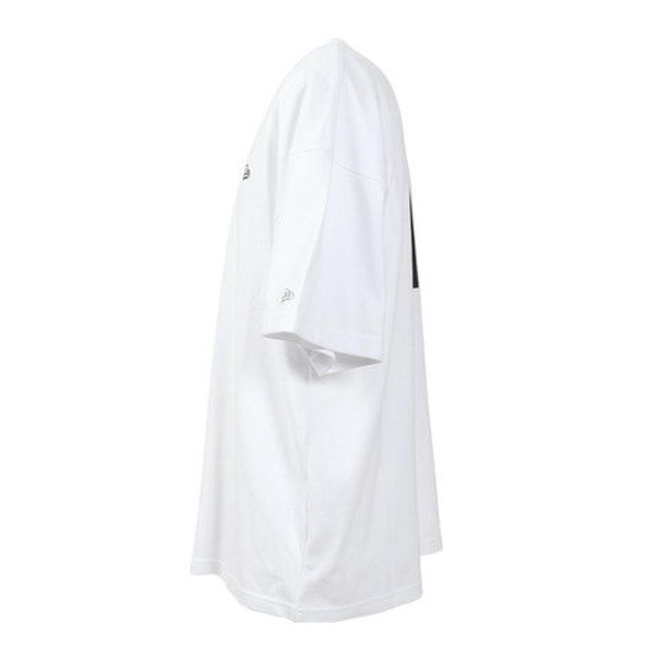 ニューエラ(NEW ERA)(メンズ、レディース)半袖Tシャツ メンズ オーバーサイズド バーチカルロゴ 13516845